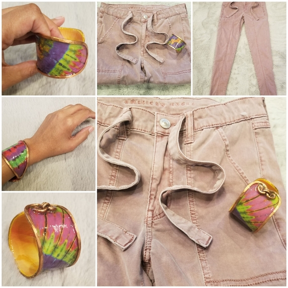 American Eagle Outfitters Other - Jeans and Tie Dye Arm Cuff Combo 2 for 1 price